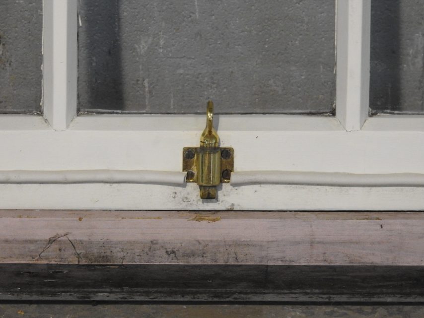 Colonial Style Wooden Double Awning Window