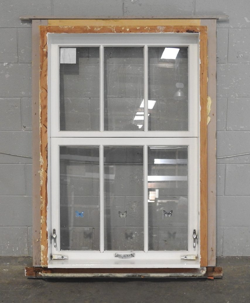 Wooden Single Awning Window with 3-Light Sashes