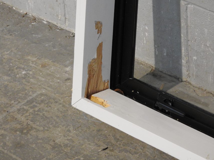 Dark Bronze Aluminium Single Awning Window