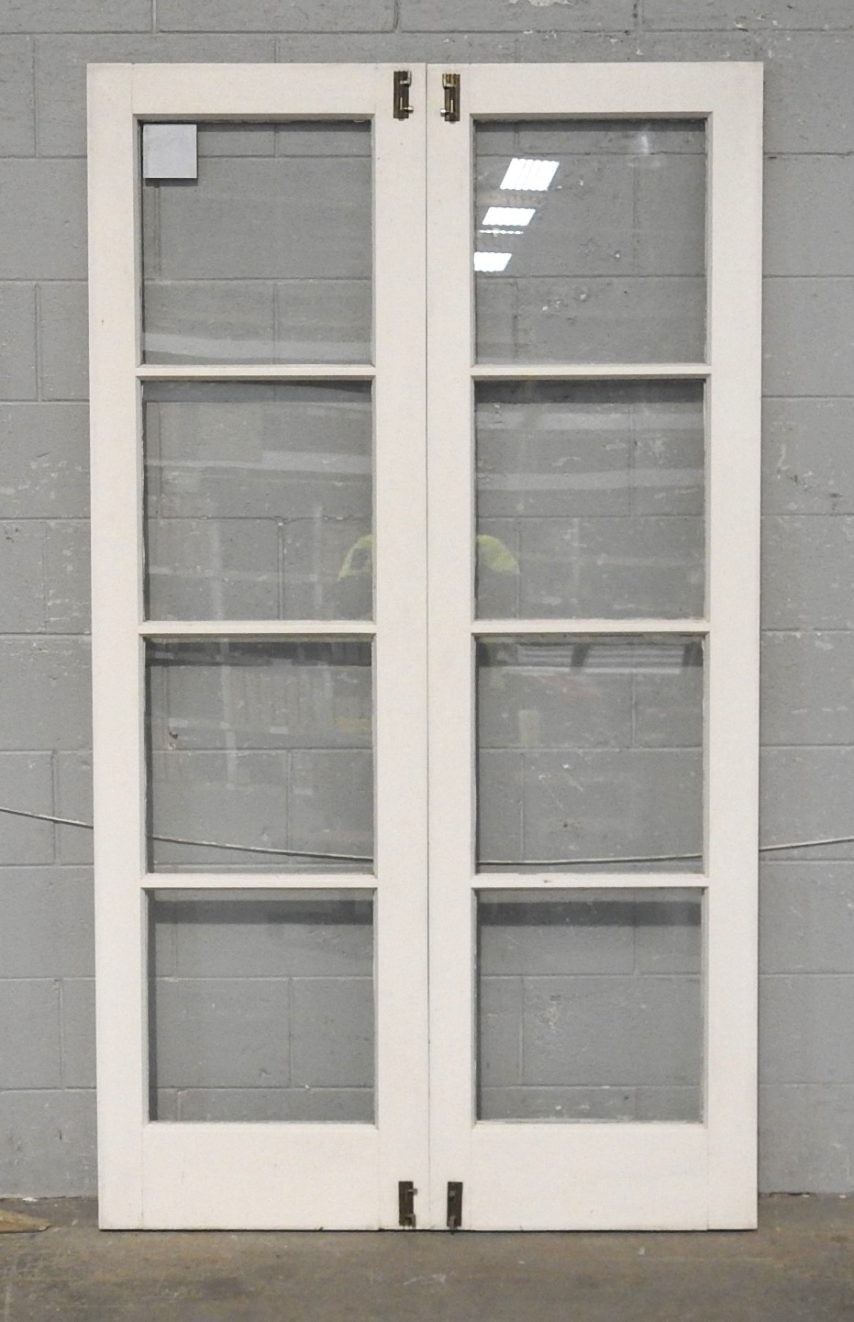 Wooden French 4-Light Doors - Unhung