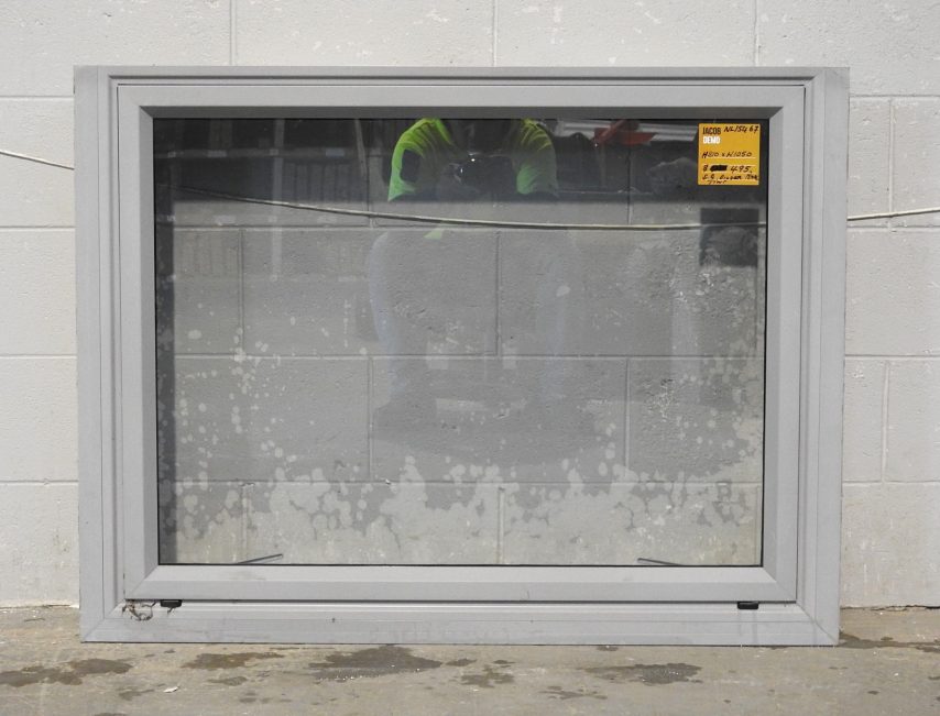 Silver Pearl Aluminium Single Awning Window
