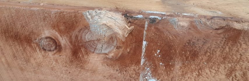 Recycled Macrocarpa timber beam