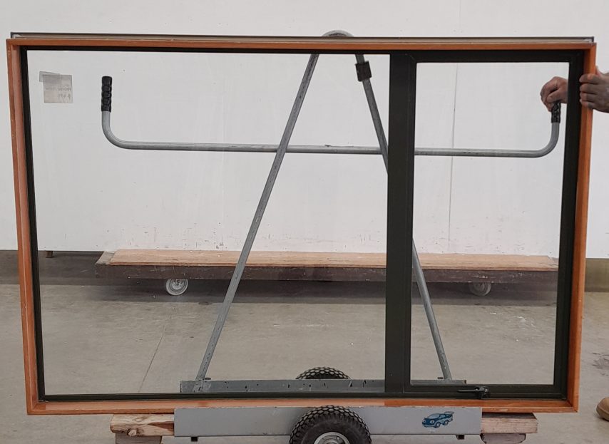 Karaka green aluminium single awning Window
