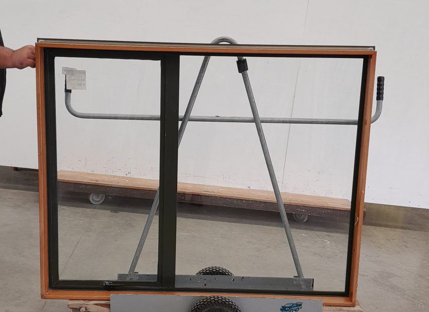 Karaka green aluminium single awning Window