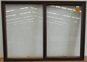Bronze aluminium awning window
