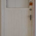 Wooden solid exterior door