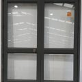 Karaka green aluminium French doors