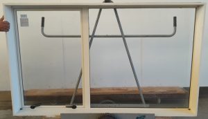 Off white aluminium awning window