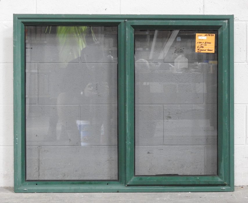 Permanent Green Aluminium Single Awning Window
