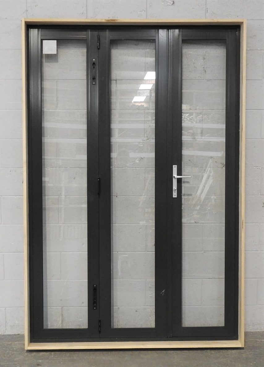 Karaka Green Aluminium Bi-Fold Door