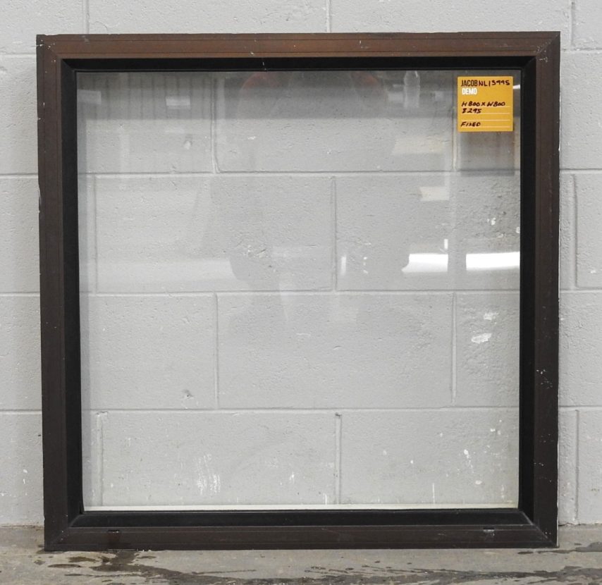 Bronze Aluminium Fixed Window