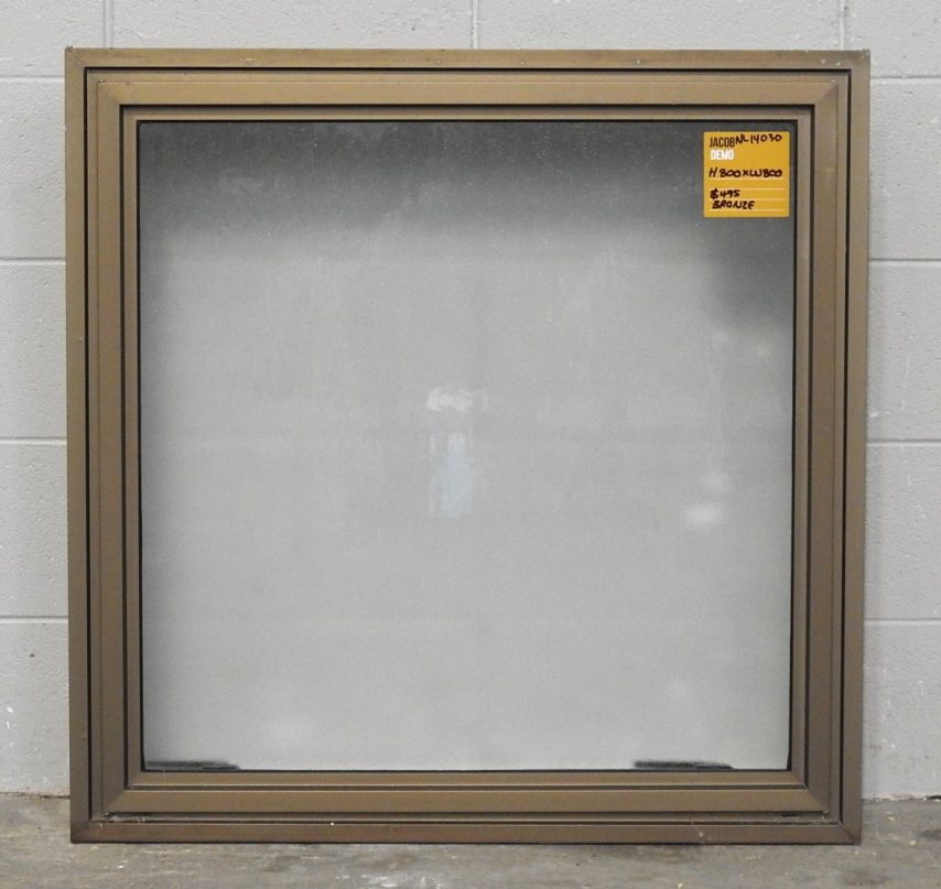 Bronze Aluminium Single Awning Window