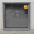 Denim Blue Aluminium Fixed Window With Tinted Glass