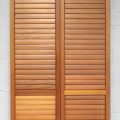 Tall Pair of Cedar Louvre Shutter/Doors