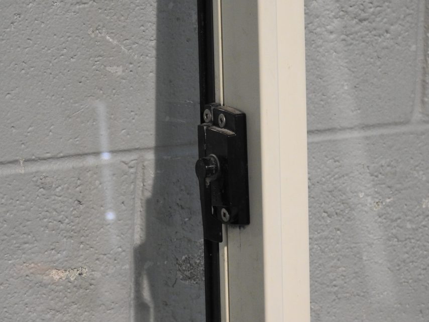 Off White Aluminium Sliding Window - Opens Left to Right