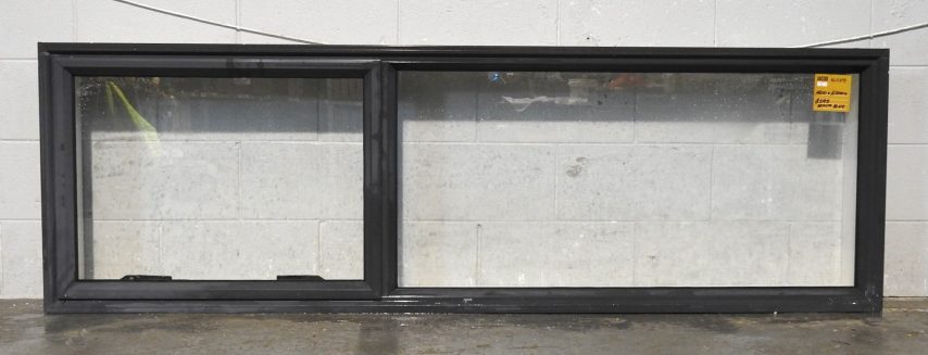 Denim Blue Aluminium Single Awning Landscape Window