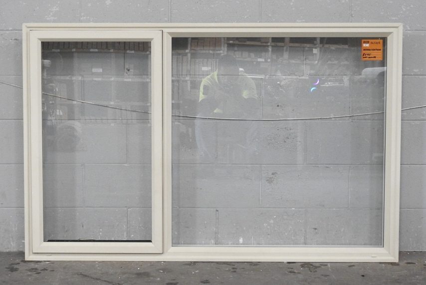 Off White Aluminium Single Awning Window