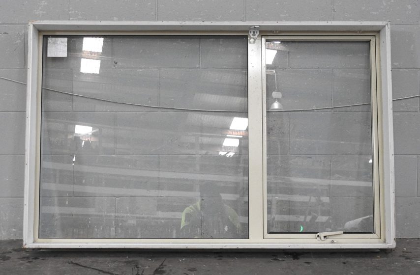 Off White Aluminium Single Awning Window