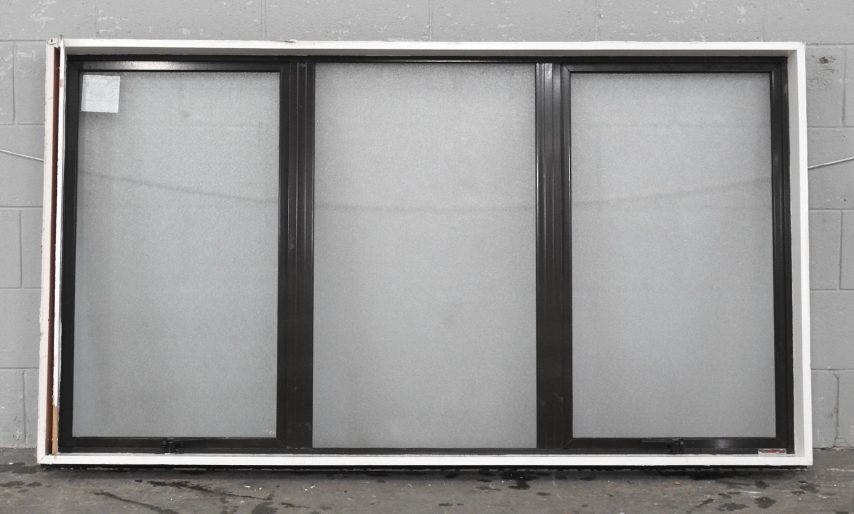Dark Brown Aluminium Double Awning Window
