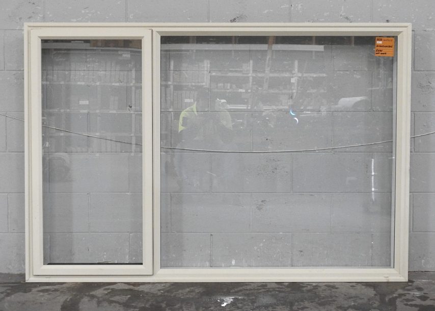 Off White Aluminium Single Awning Window