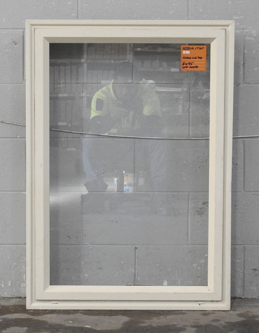 Off White Aluminium Single Awning Window