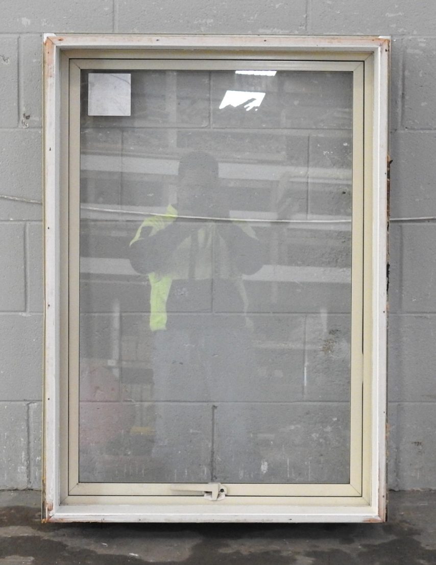 Off White Aluminium Single Awning Window