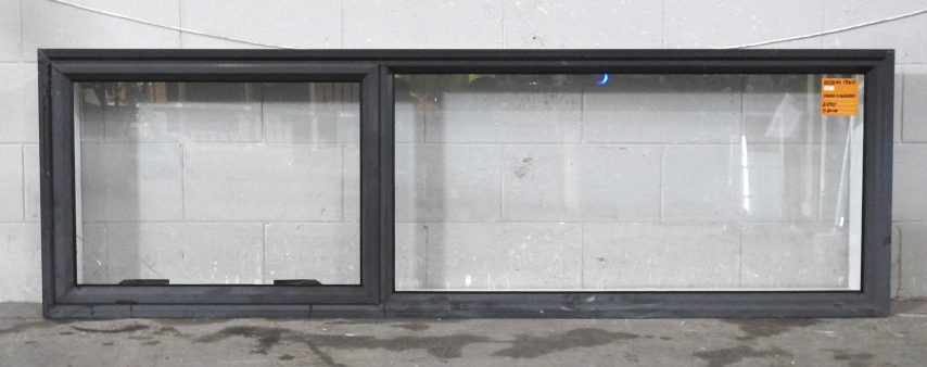 Denim Blue Aluminium Single Awning Landscape Window