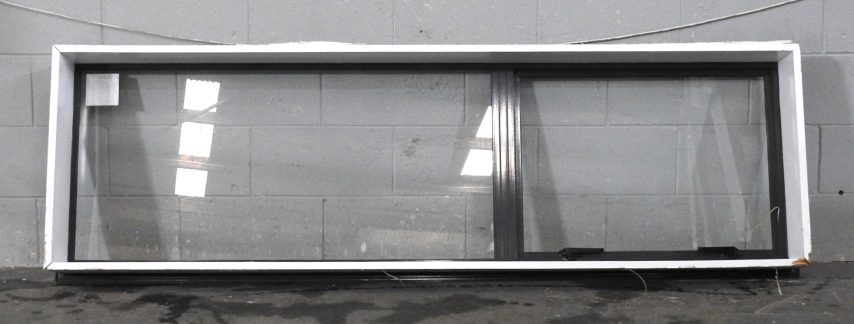 Denim Blue Aluminium Single Awning Landscape Window