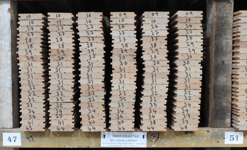 Tawa(C) Tongue & Groove Flooring - 563Lm = 43m2 Job Lot