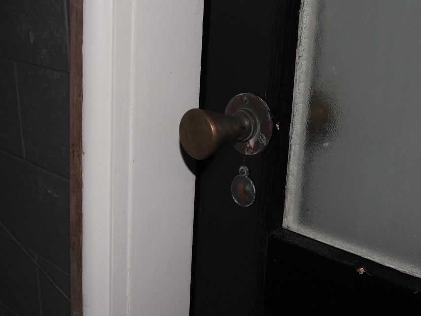 Villa/Colonial Wooden Exterior 6-Light Door Hung in Frame