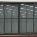 Karaka green aluminium sliding window