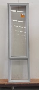 Silver pearl aluminium single awning window