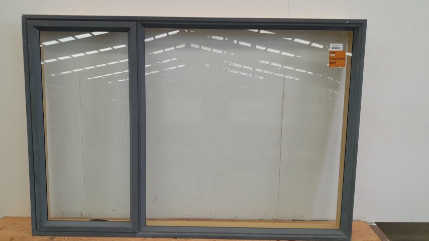 Denim blue aluminium awning window