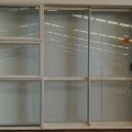 Off white aluminium stacker slider