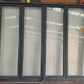Denim blue aluminium bi-fold door