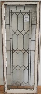 Beautiful wooden leadlight sash in Kauri Frame