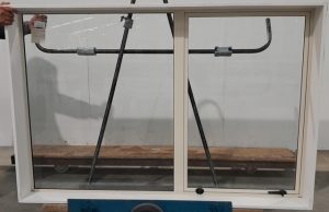 Off white aluminium awning window