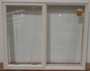 Off white aluminium awning window