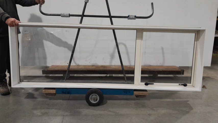 Off white aluminium awning window