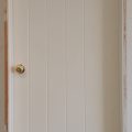 Wooden interior door with frame