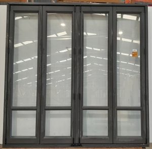 Tall Ironsand aluminium bi-fold doors