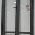 Tall Ironsand aluminium French doors