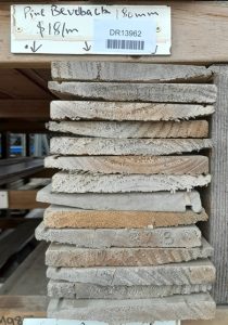Pine bevel back weatherboards