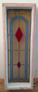 Beautiful leadlight window with Wooden frame