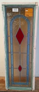 Beautiful leadlight window with Wooden frame