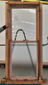 Wooden double-hung window