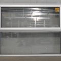 Silver Aluminium Single Awning Window - Double Glazed