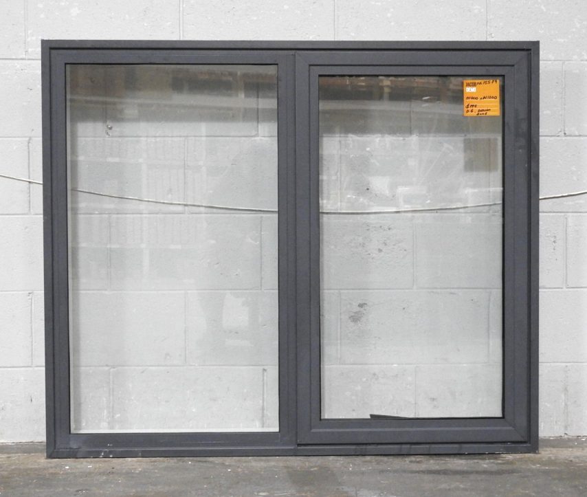 Denim Blue Aluminium Awning Window - Double Glazed