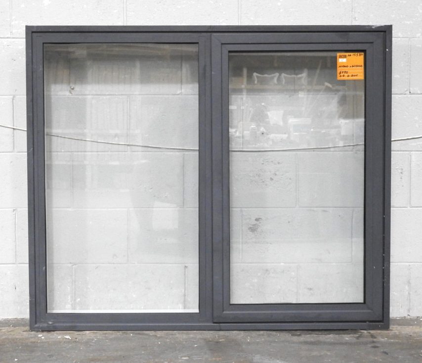 Denim Blue Aluminium Awning Window - Double Glazed