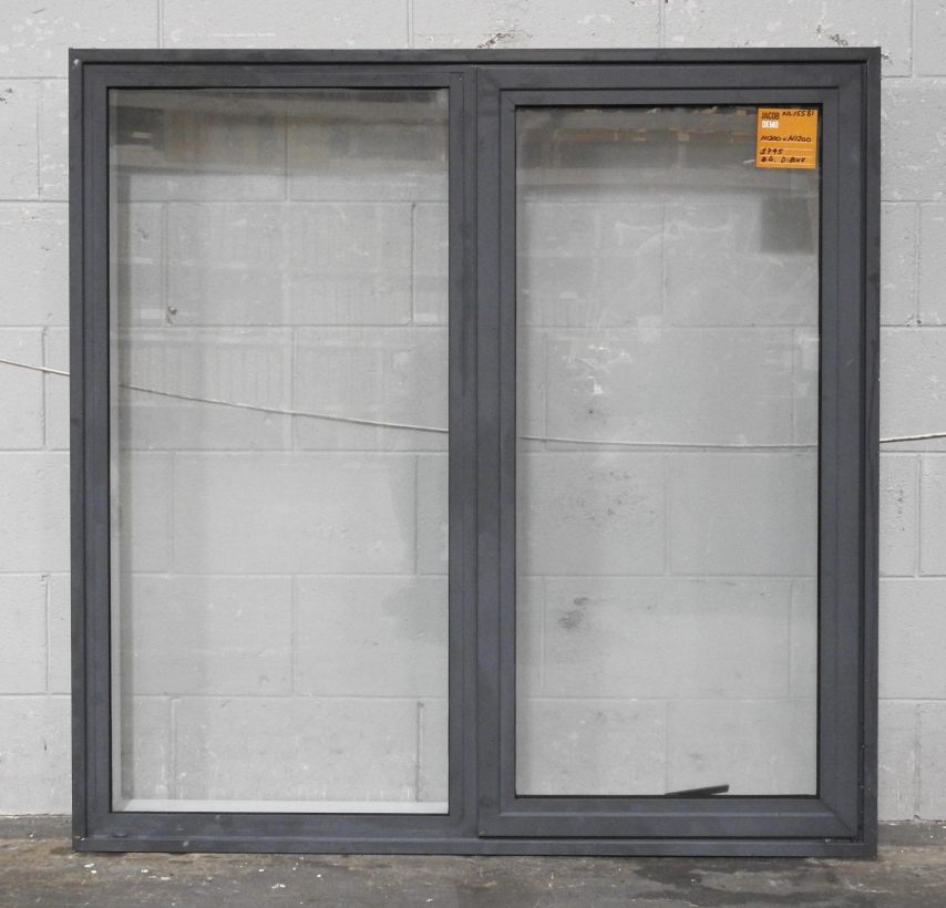 Denim Blue Aluminium Awning Window - Double Glazed